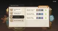 Rewards for successfully filming A Transaction (Image via HoYoverse)